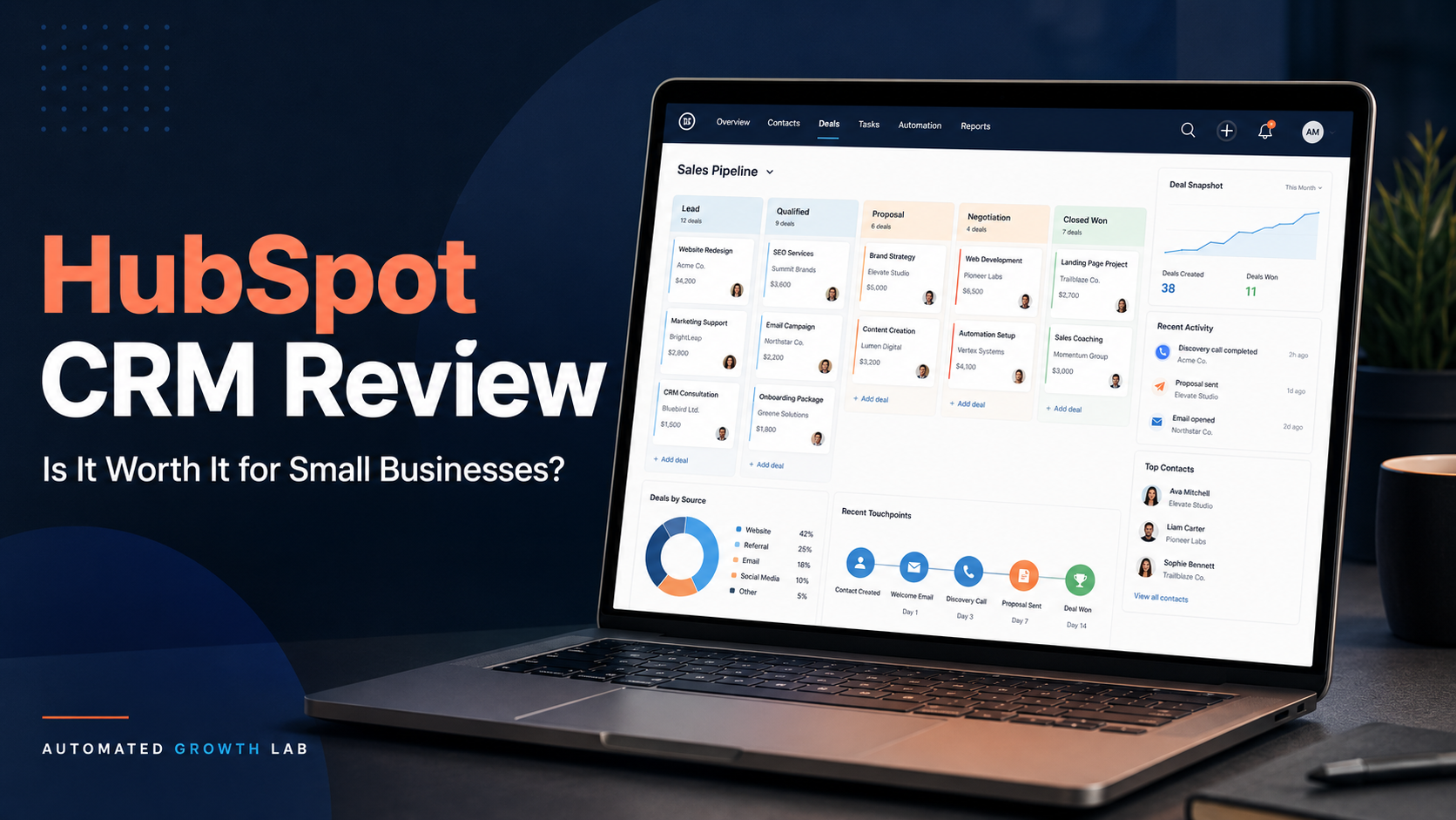 HubSpot CRM review for small businesses